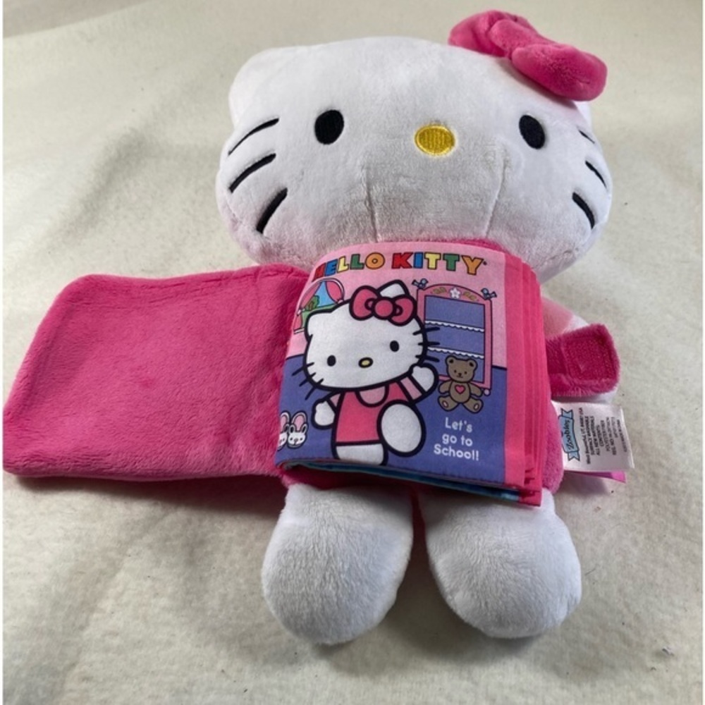 Hello Kitty by Zoobies Retired Book Buddies Plush Learning Toy